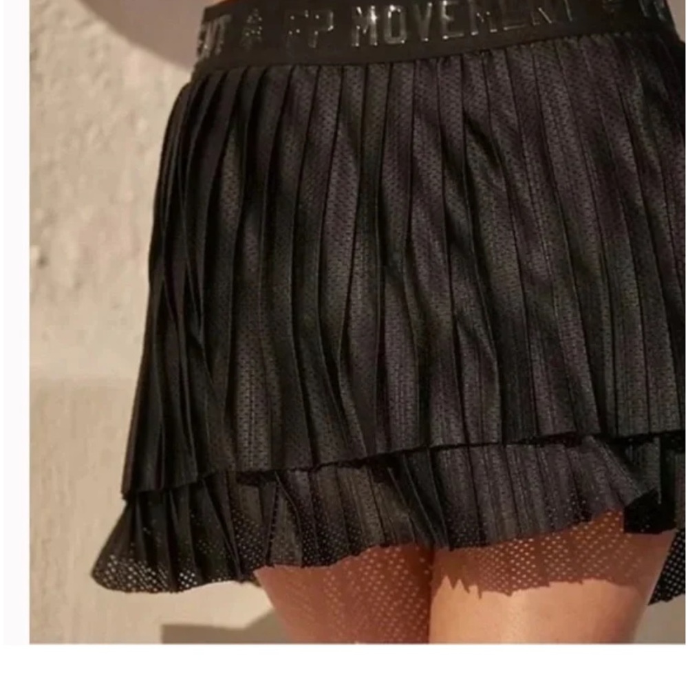 Black Free People movement  Pleated Skirt